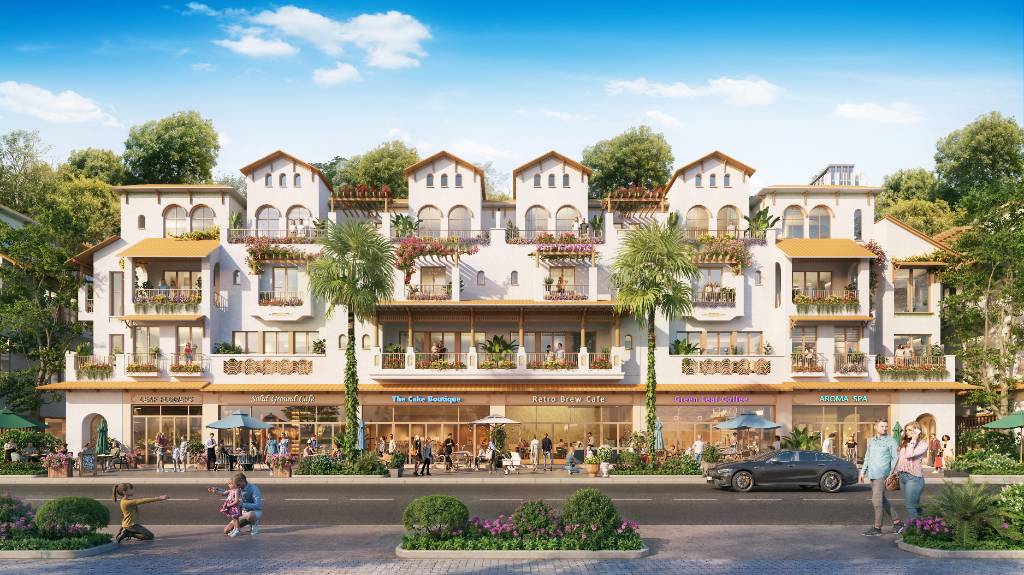 Nhà phố liền kề Blanca City Vũng Tàu, chiết khấu đến 9% an cư và khai thác mặt tiền kinh doanh